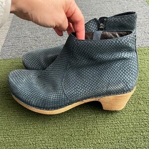Dansko zipper booties